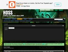 Tablet Screenshot of forums.hossguild.org